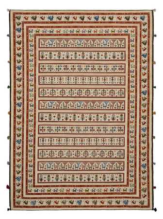 Orientalsk teppe - 245 x 177 cm - lys beige