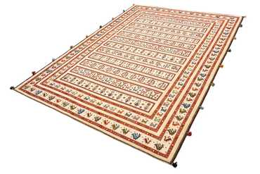 Tappeto orientale - 245 x 177 cm - beige chiaro