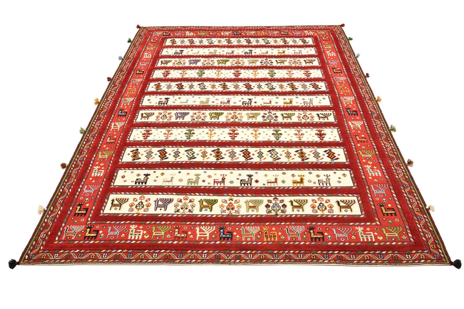 Orientalsk teppe - 245 x 175 cm - lys beige