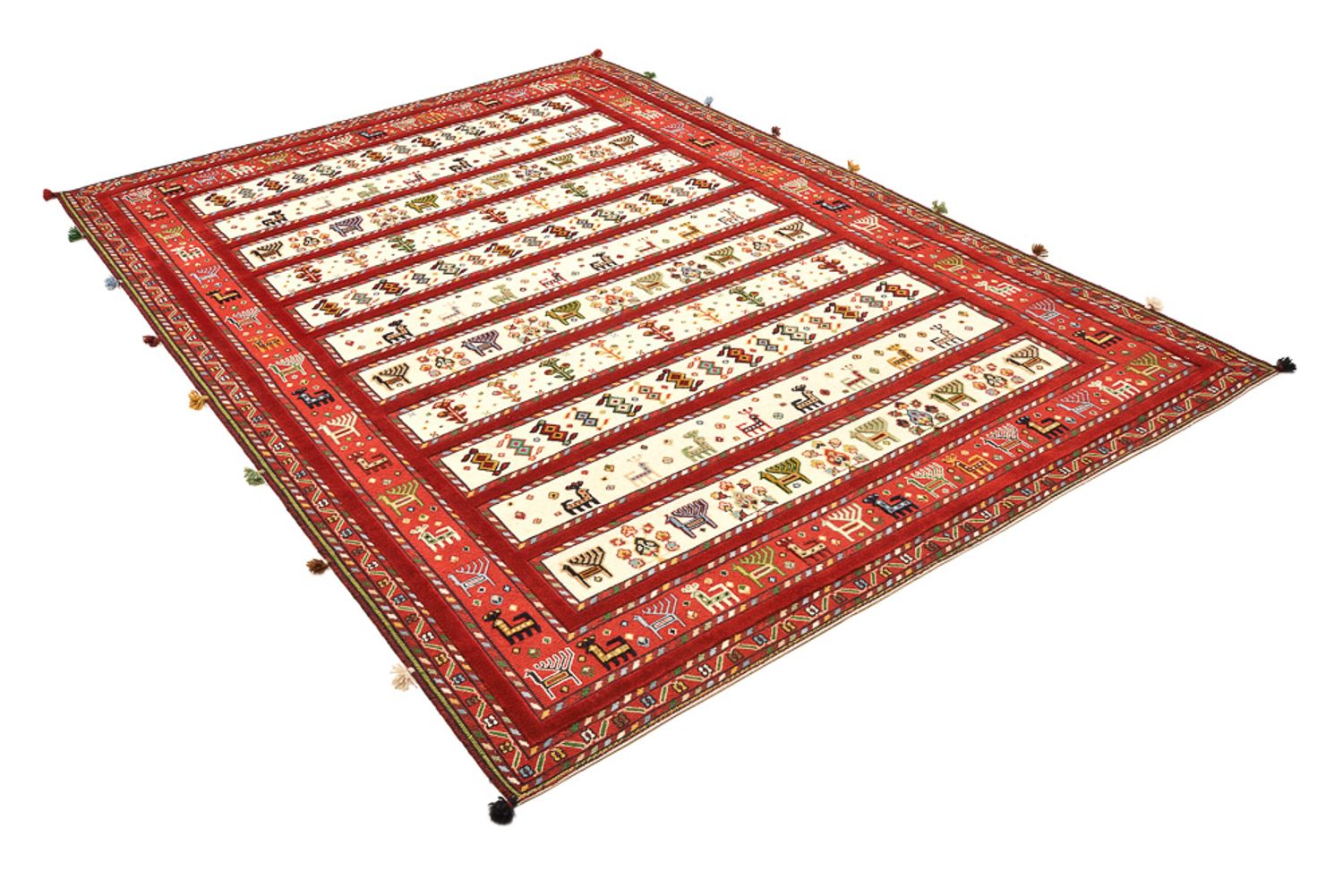 Tapis oriental - 245 x 175 cm - beige clair