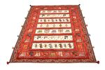 Tapete Oriental - 184 x 126 cm - bege claro