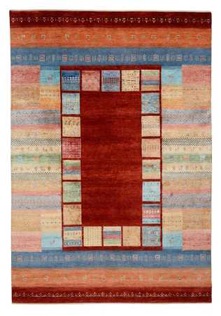 Gabbeh Teppich - Loribaft Indus - 299 x 203 cm - rot