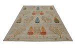 Gabbeh Tapijt - Loribaft Indus - 295 x 206 cm - lichtgrijs