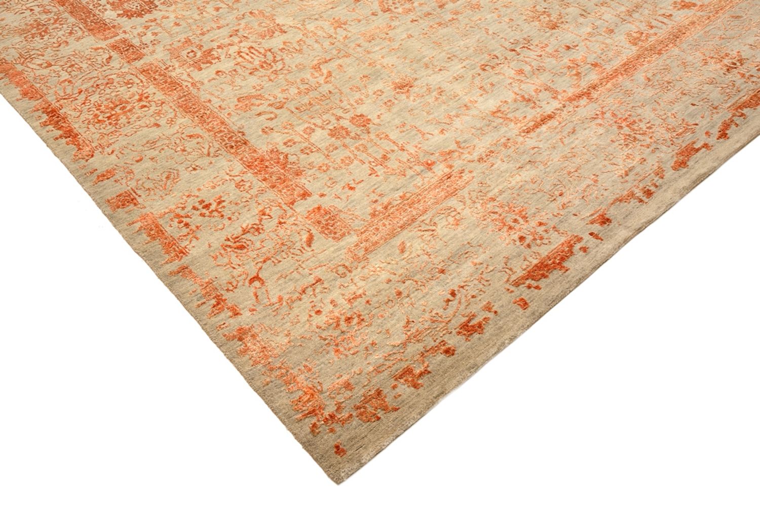 Designer Rug - 299 x 249 cm - rust