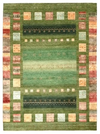 Tapete Gabbeh - Loribaft Indus - 343 x 251 cm - verde