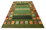 Tapis Gabbeh - Loribaft Indus - 343 x 251 cm - vert