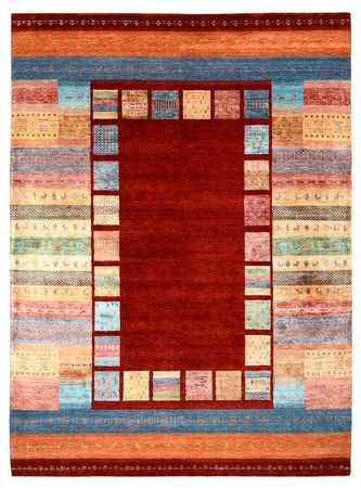 Gabbeh Tapijt - Loribaft Indus - 342 x 253 cm - rood