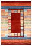 Gabbeh Teppich - Loribaft Indus - 299 x 207 cm - rot