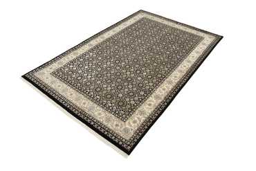 Orientalny dywan - Bijar - Indus - 209 x 139 cm - ciemny beż