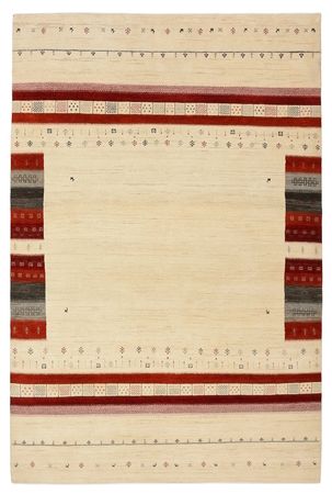 Gabbeh Rug - Loribaft Indus - 297 x 198 cm - light beige