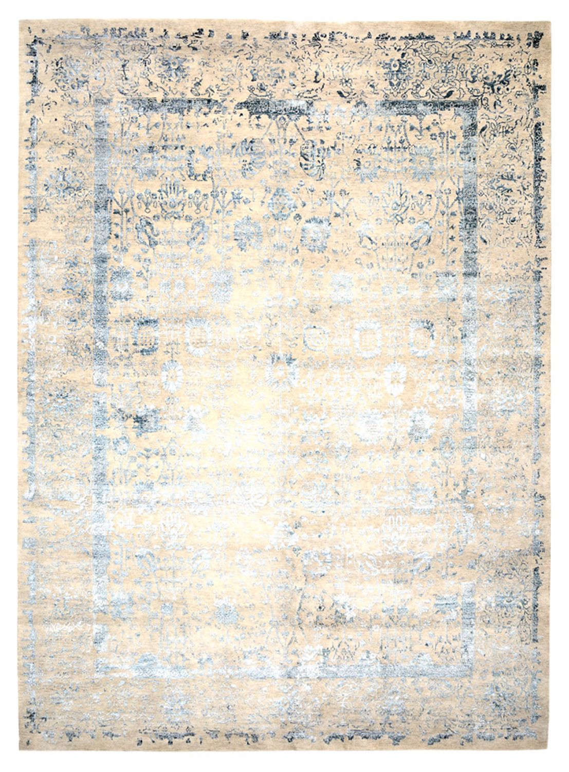 Tapis design - 372 x 268 cm - beige clair