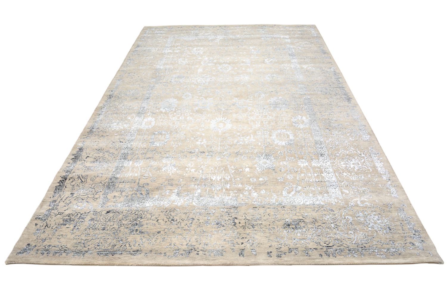 Designer Teppich - 301 x 199 cm - dunkelbeige