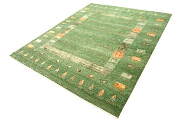 Tappeto Gabbeh - Loribaft Indus - 246 x 206 cm - verde