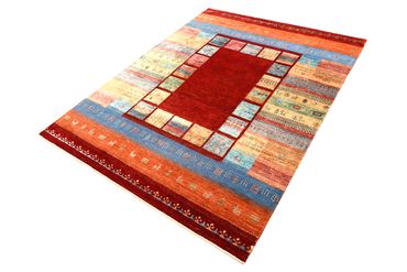 Tappeto Gabbeh - Loribaft Indus - 199 x 153 cm - rosso