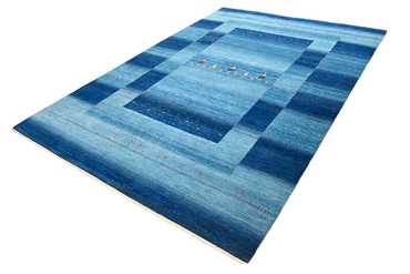 Tappeto Gabbeh - Loribaft Indus - 294 x 205 cm - blu mare