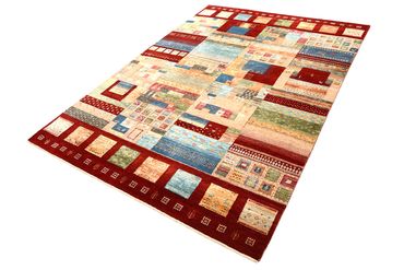 Tapis Gabbeh - Loribaft Indus - 240 x 178 cm - multicolore