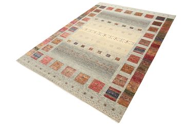 Tapis Gabbeh - Loribaft Indus - 242 x 177 cm - beige foncé