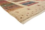 Gabbeh Rug - Loribaft Indus square  - 155 x 153 cm - dark beige