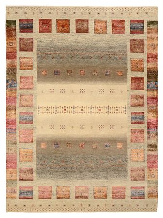 Gabbeh Rug - Loribaft Indus - 205 x 157 cm - dark beige