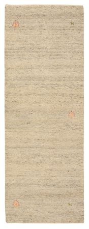 Tappeto corsia Tappeto Gabbeh - Loribaft Indus - 238 x 82 cm - beige scuro