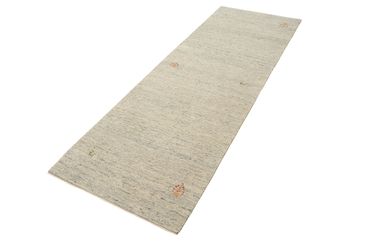 Tappeto corsia Tappeto Gabbeh - Loribaft Indus - 237 x 82 cm - beige scuro