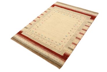 Tapete Gabbeh - Loribaft Indus - 152 x 106 cm - bege claro