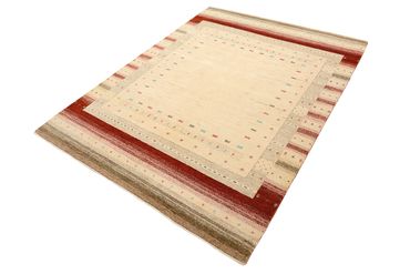 Gabbeh Rug - Loribaft Indus - 206 x 156 cm - light beige