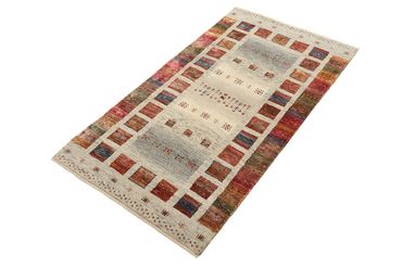 Tappeto Gabbeh - Loribaft Indus - 139 x 74 cm - multicolore