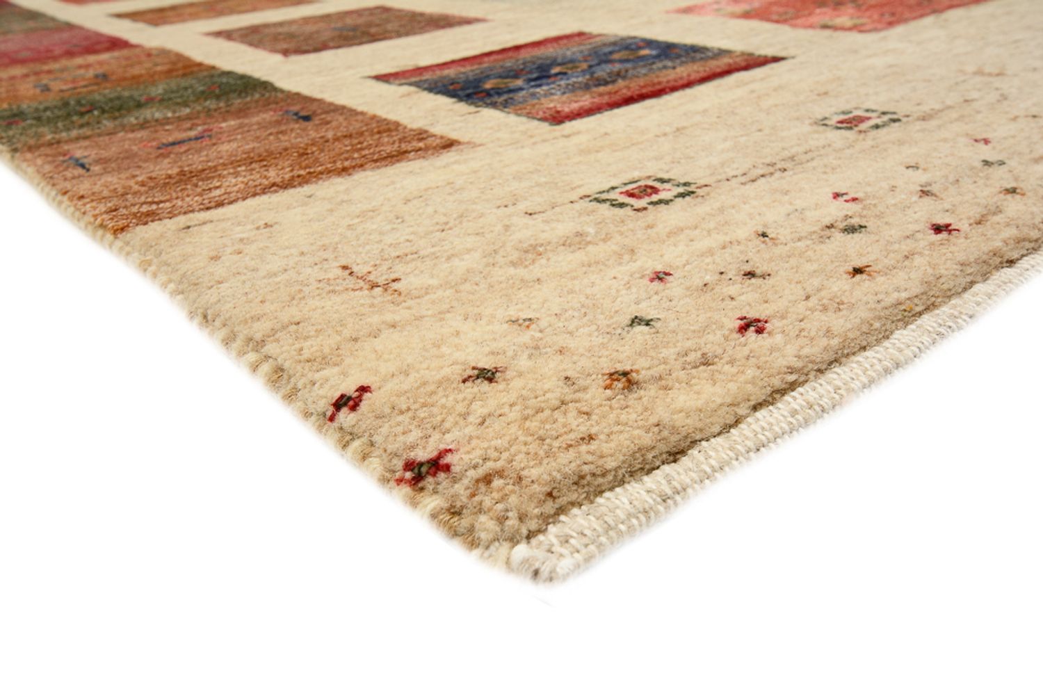 Tapis Gabbeh - Loribaft Indus - 304 x 204 cm - multicolore