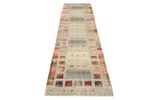 Runner Gabbeh Rug - Loribaft Indus - 294 x 82 cm - multicolored