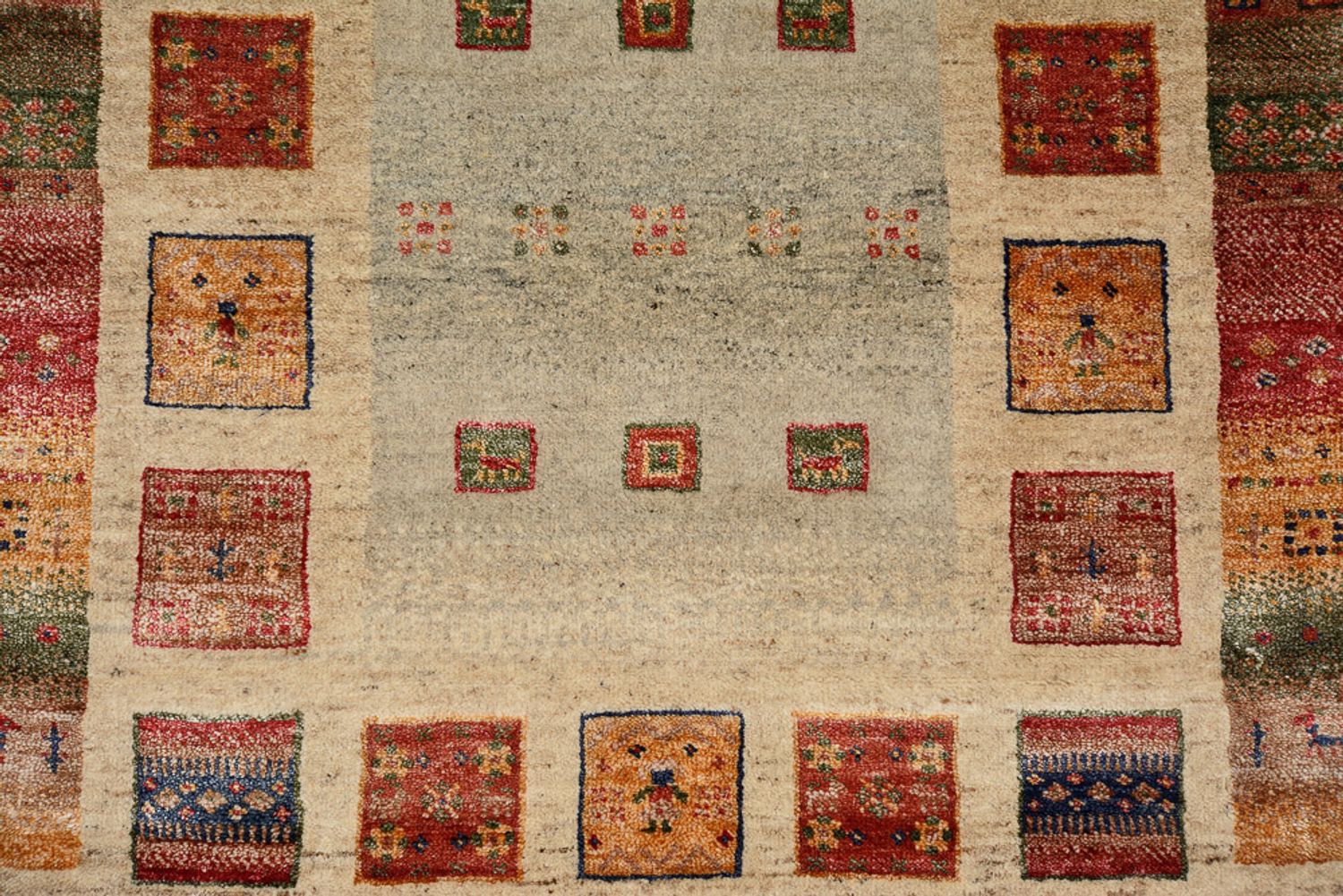 Runner Gabbeh koberec - Loribaft Indus - 245 x 83 cm - vícebarevné