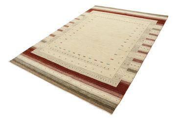 Gabbeh teppe - Loribaft Indus - 243 x 171 cm - lys beige