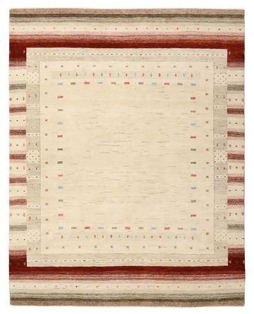 Gabbeh Rug - Loribaft Indus - 199 x 158 cm - light beige