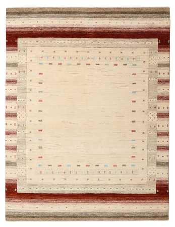 Tapis Gabbeh - Loribaft Indus - 199 x 155 cm - beige clair