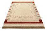 Gabbeh Teppich - Loribaft Indus - 205 x 152 cm - hellbeige