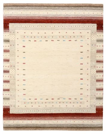 Gabbeh Rug - Loribaft Indus - 194 x 154 cm - light beige