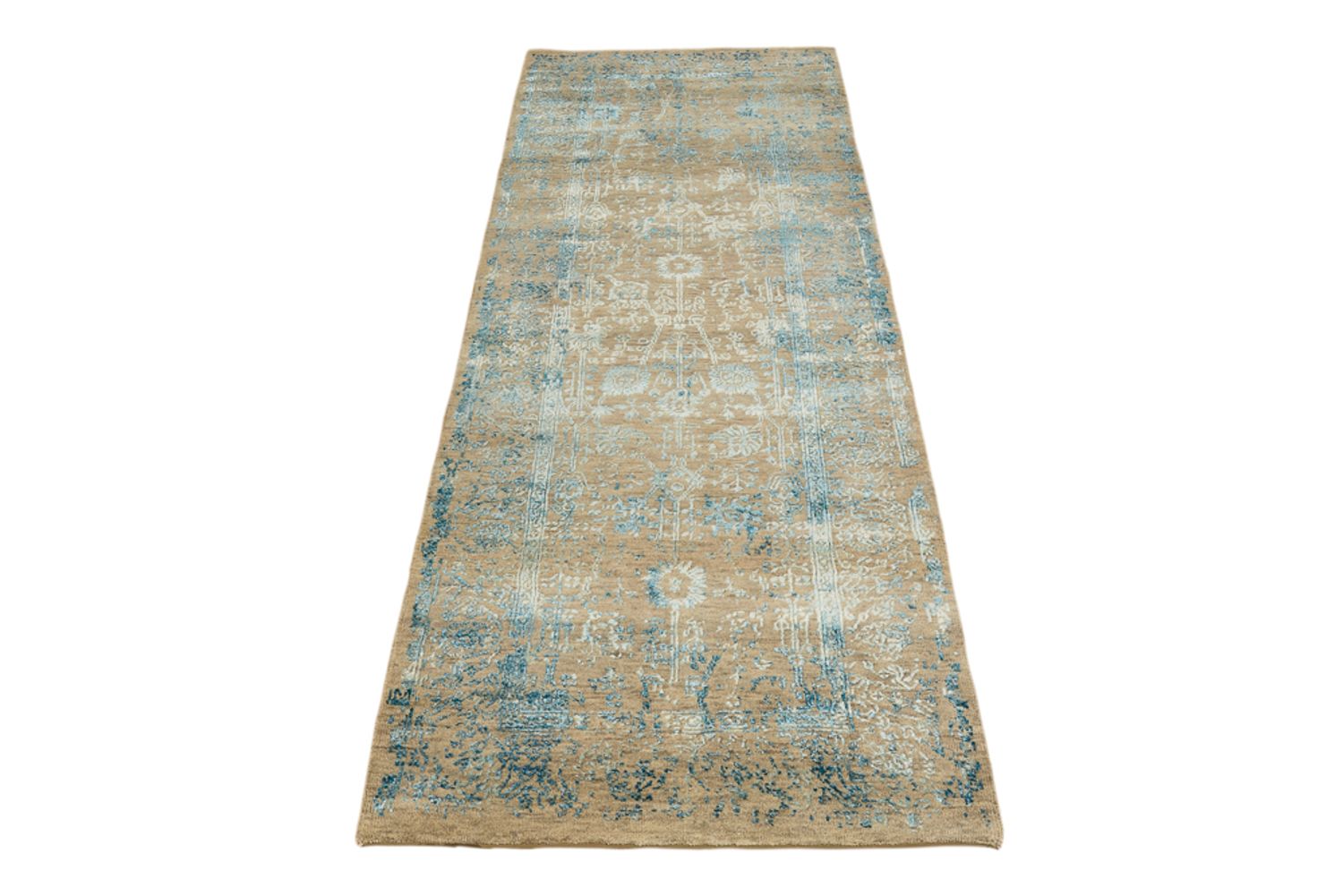 Tapis de couloir Tapis design - 234 x 82 cm - camel