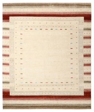 Alfombra Gabbeh - Loribaft Indus - 300 x 254 cm - beige claro