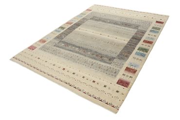 Tappeto Gabbeh - Loribaft Indus - 244 x 177 cm - beige chiaro