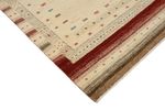 Løper Gabbeh teppe - Loribaft Indus - 243 x 84 cm - lys beige