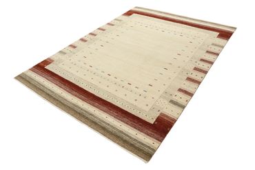 Gabbeh teppe - Loribaft Indus - 239 x 169 cm - lys beige