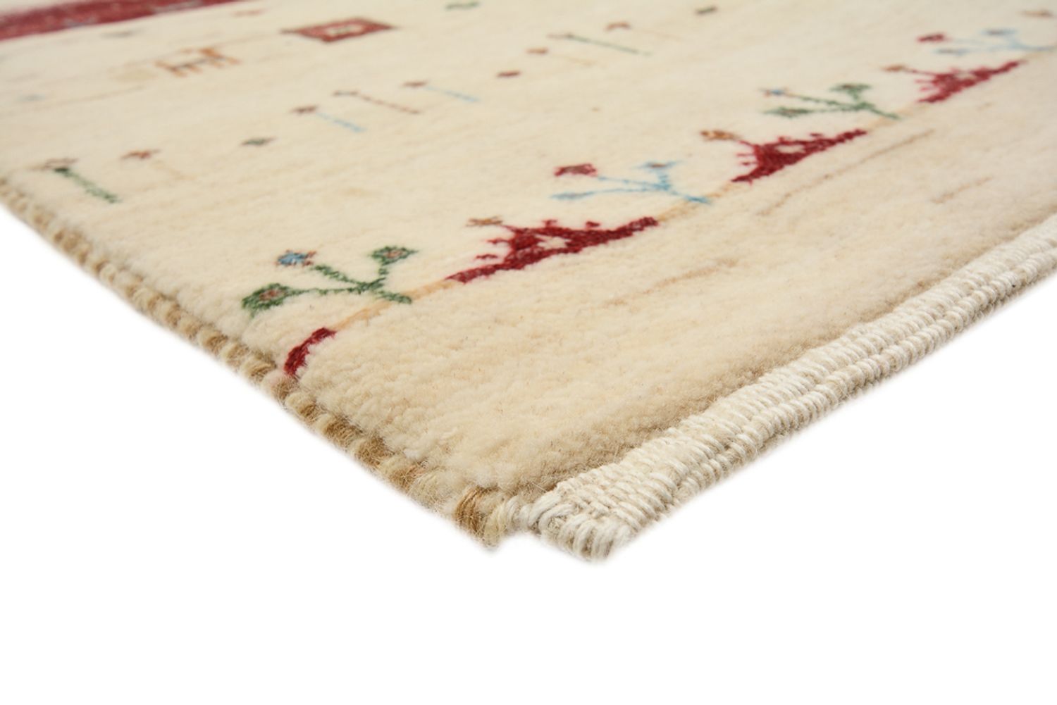 Gabbeh-mattan - Loribaft Indus - 351 x 248 cm - ljusbeige