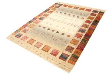 Tapis Gabbeh - Loribaft Indus - 205 x 153 cm - multicolore