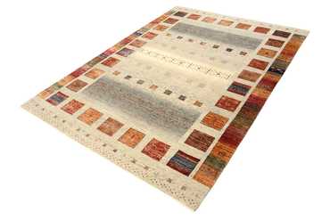 Tapis Gabbeh - Loribaft Indus - 235 x 170 cm - multicolore