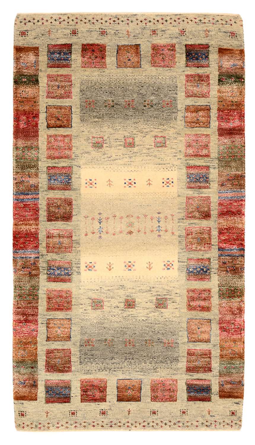 Tapis Gabbeh - Loribaft Indus - 139 x 76 cm - multicolore