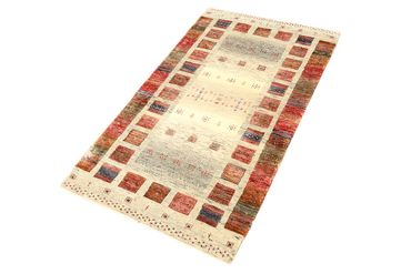 Tapete Gabbeh - Loribaft Indus - 139 x 76 cm - multicolorido