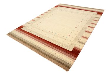 Gabbeh Rug - Loribaft Indus - 299 x 210 cm - light beige