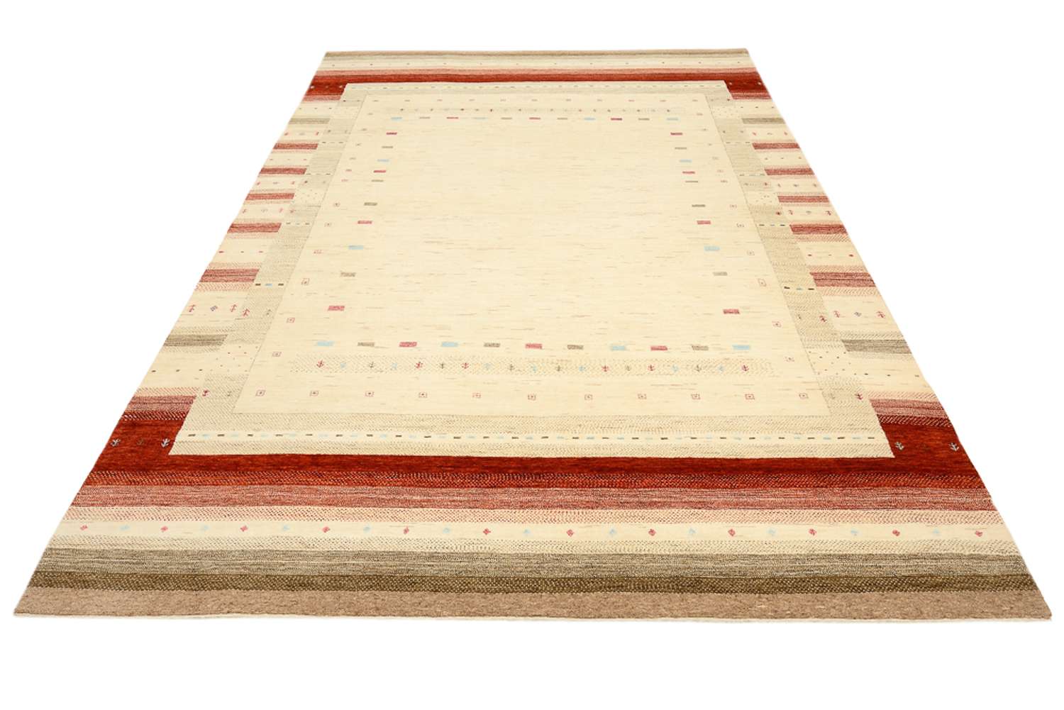 Tappeto Gabbeh - Loribaft Indus - 304 x 205 cm - beige chiaro