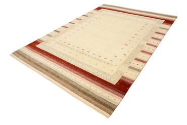 Gabbeh Tapijt - Loribaft Indus - 296 x 203 cm - licht beige