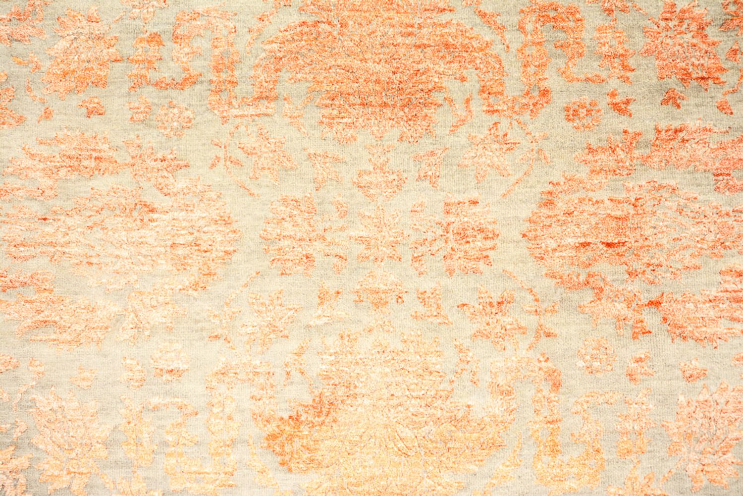 Tapis design - 200 x 154 cm - rouille